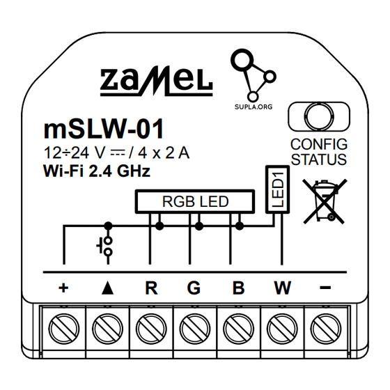 Zamel supla mSLW-01 User Manual