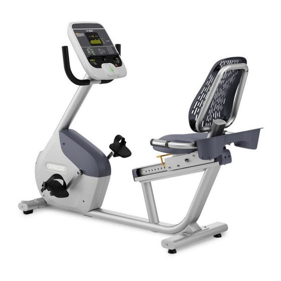 Precor RBK 615 Product Owners Manual