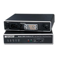 Patton electronics 1090 User Manual
