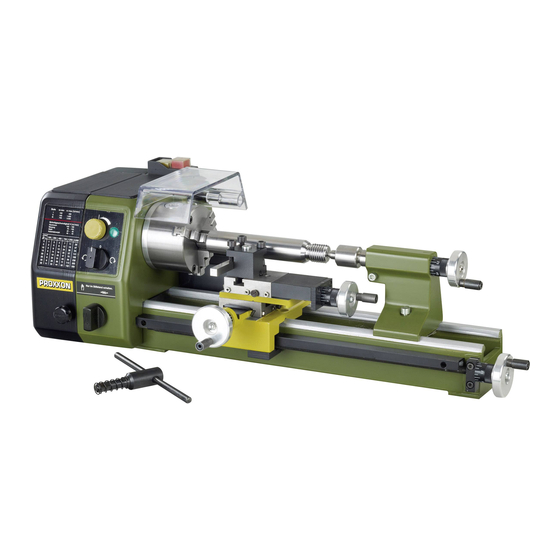 Proxxon PD 250/E Manual