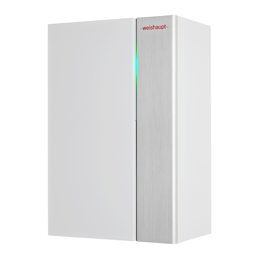 Weishaupt WWP LS 8-B R-E HE Installation And Operating Instruction