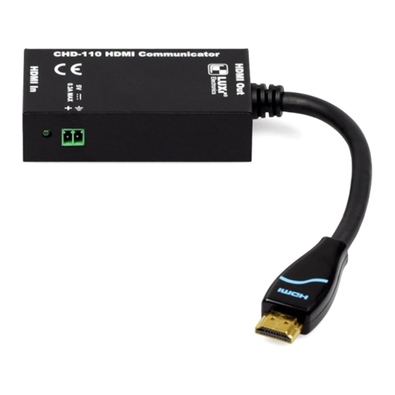 Luxi Electronics CHD-110 User Manual