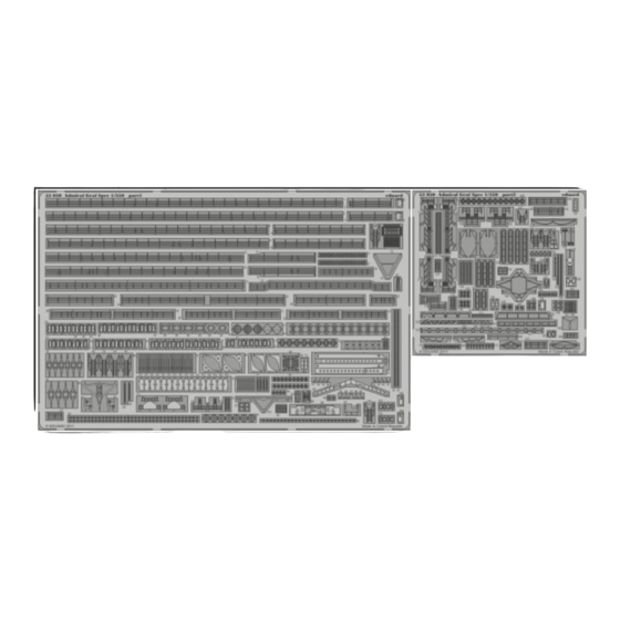 Eduard Admiral Graf Spee Manual