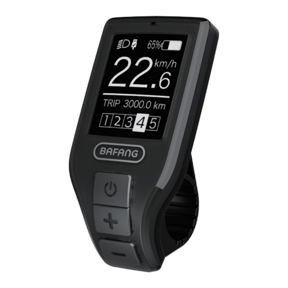 BAFANG DP C230.CAN User Manual