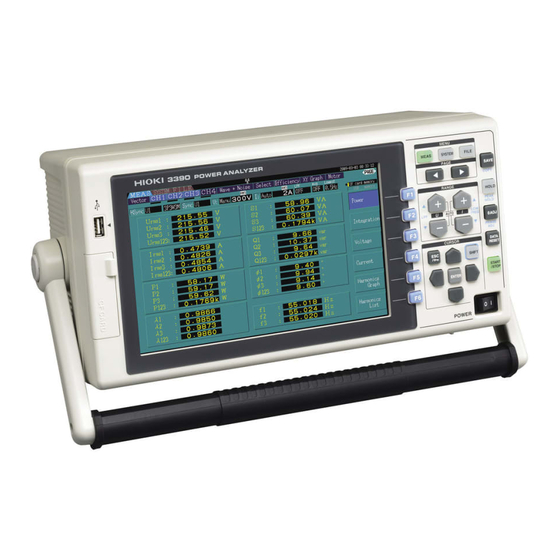 Hioki 3390 Measurement Manual