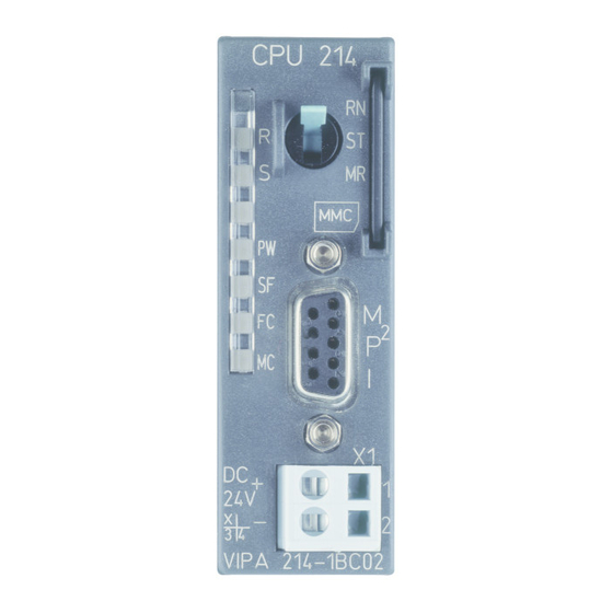 VIPA CPU Series Manual