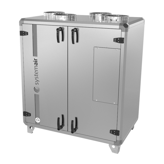 SystemAir Topvex TR800 Operation And Maintenance Instruction