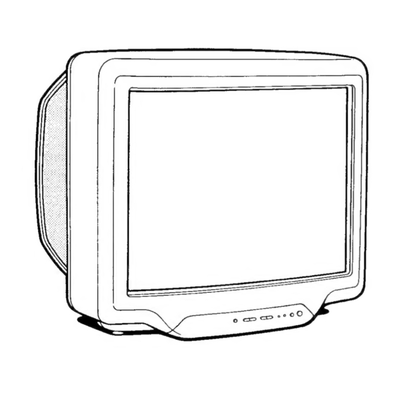 Sony Trinitron KV-27EXR90 Operating Instructions Manual