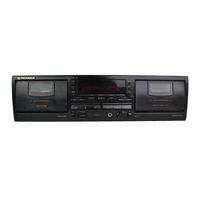 Pioneer CT-W620R Operating Instructions Manual
