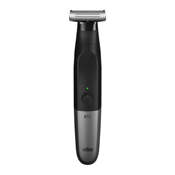 Braun XT5 Manual