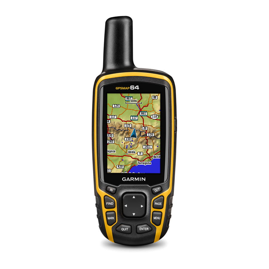 Garmin GPSMAP 64 Quick Start Manual