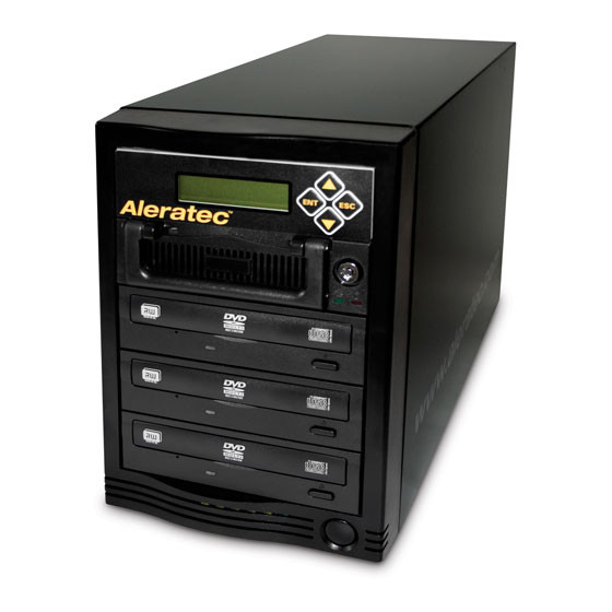 Aleratec 1:3 DVD/CD Copy Tower Pro HS User Manual