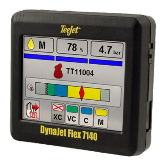 TeeJet DYNAJET FLEX 7140 Installation, Setup And User Manual