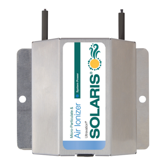 Ultravation SOLARIS SLX-PG5T Manual
