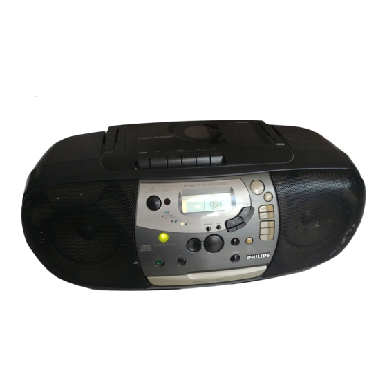 Philips AZ 1508 Instructions For Use Manual