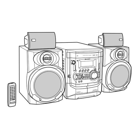 Sharp CD-XP350W Operation Manual