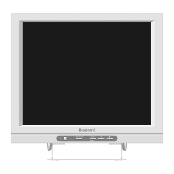 Ikegami MLM-1581CH Instruction Manual