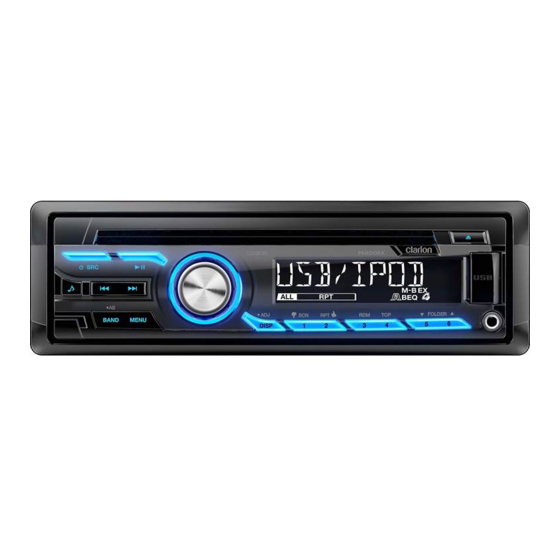 Clarion CZ205 Owner's Manual & Installation Manual