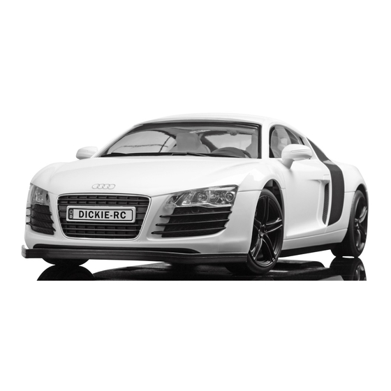 DICKIE TOYS Audi R8 Operating Instructions Manual