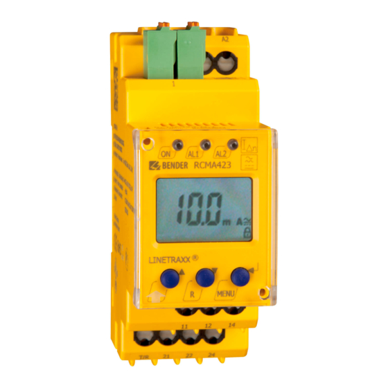 Bender MRCDB423 Series Manual