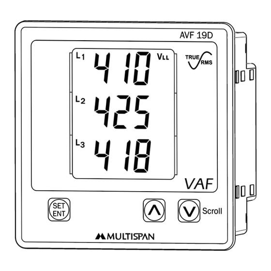 MULTISPAN AVF-19D Mechanical Installation