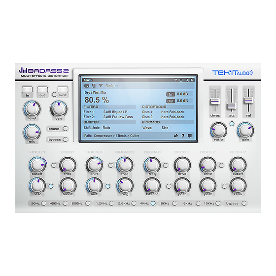 Tek'it Audio Badass2 Manuals