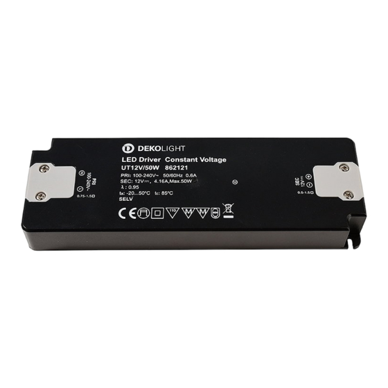 DekoLight FLAT UT12V/50W Product Notes