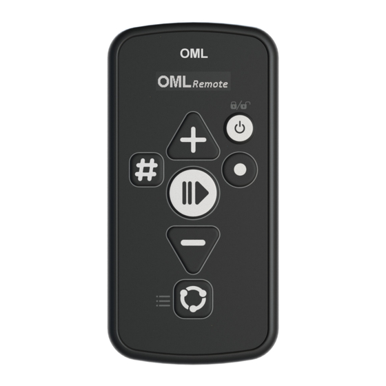 OML  Remote Installation And User Instruction Manual