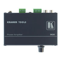 Kramer 900 User Manual