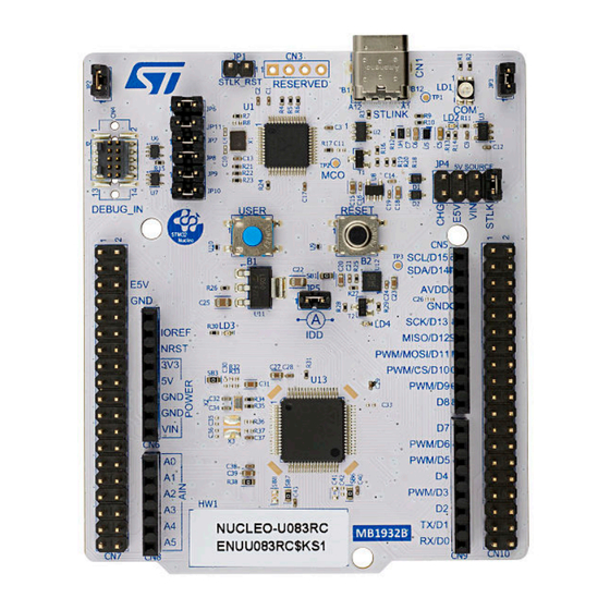 ST NUCLEO-U083RC User Manual