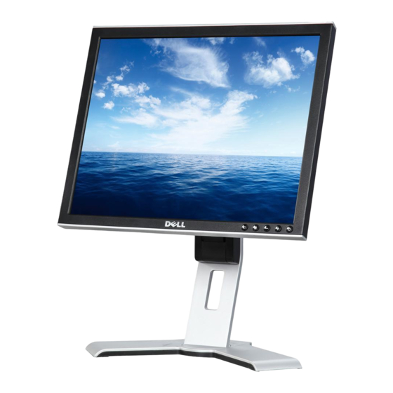 Dell 1704FPT - UltraSharp - 17" LCD Monitor Specifications