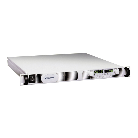 TDK Genesys User Manual