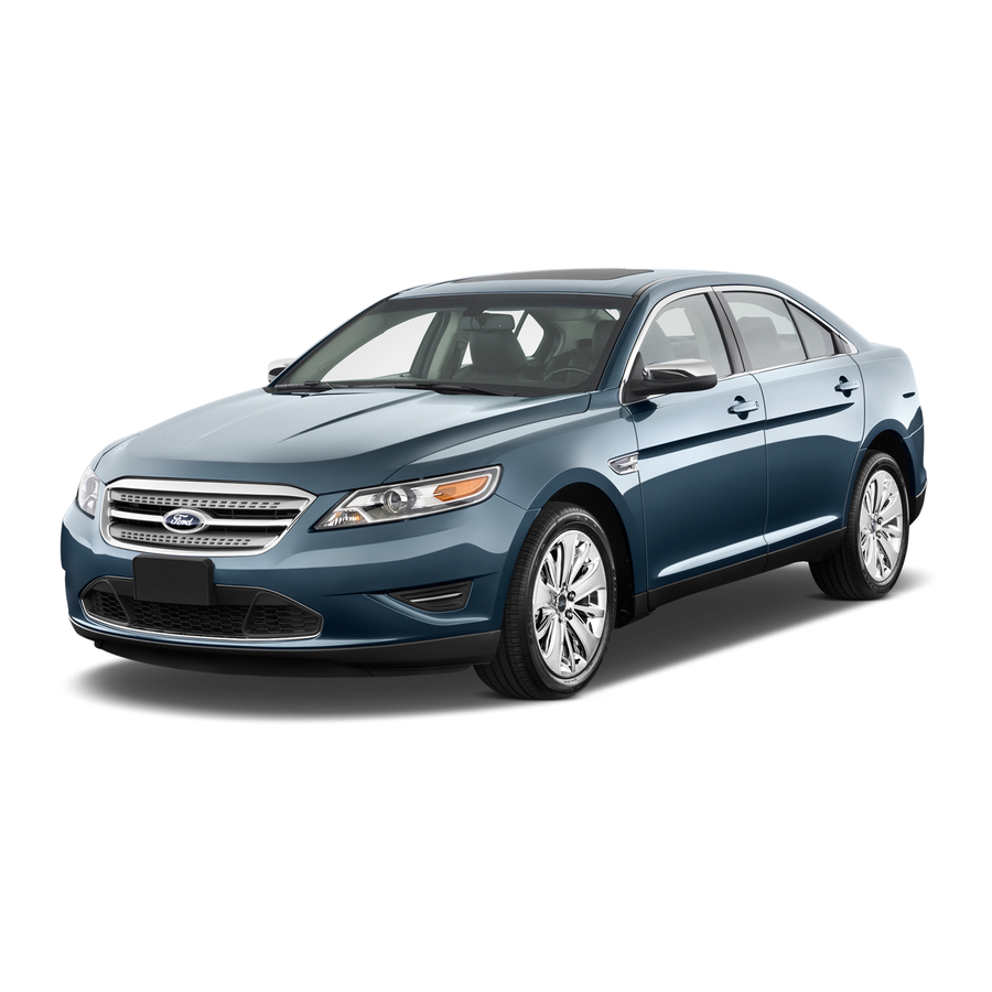 Ford Taurus 2011 Owner's Manual