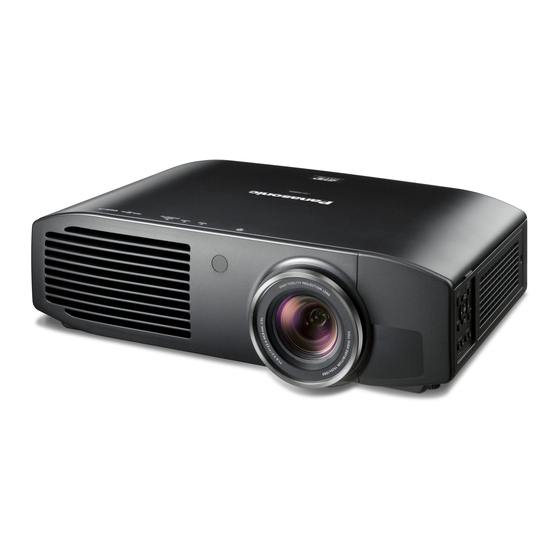 Panasonic PT-AE8000EA Service Manual