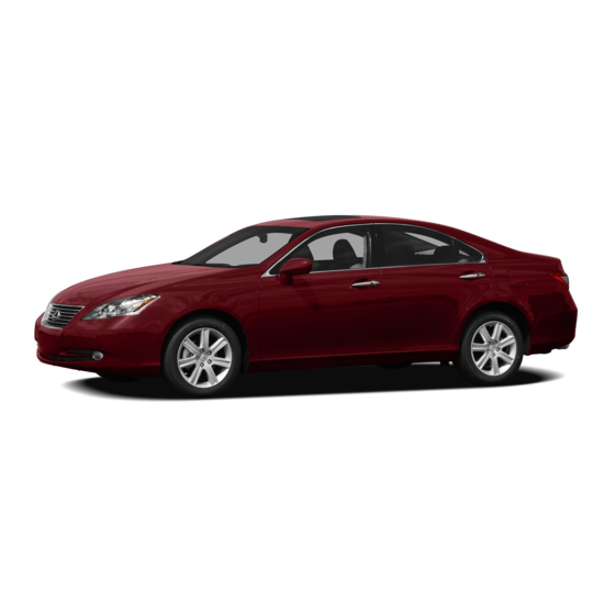 Lexus ES350 2009 Quick Manual