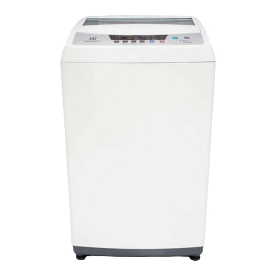 User Manuals: Electrolux EWIE08F3MMW Washing Machine