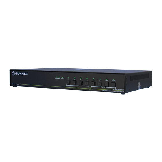 Black Box SS4P-SH-DVI-UCAC-P User Manual