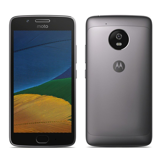 Motorola moto g 5 Manual