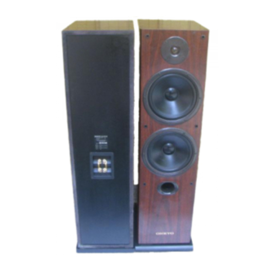 Onkyo SKF-201 - Front Speaker System Manual