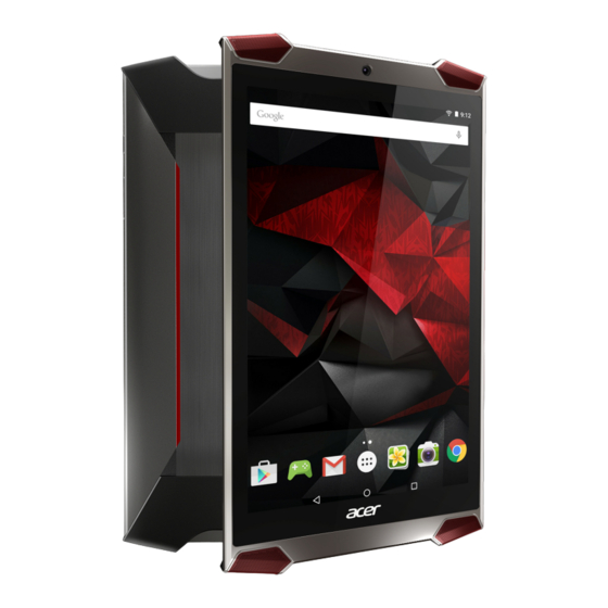Acer Predator 8 Product And Safety Information