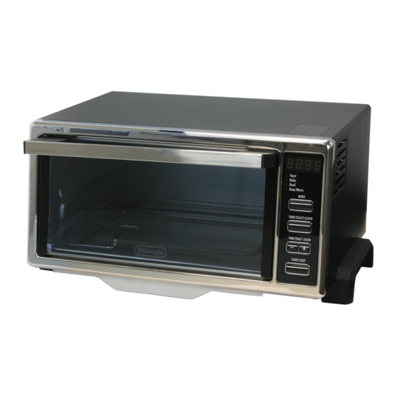 DeLonghi DO400 Control Toaster Oven Manuals