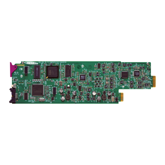 Miranda Densite ENC-1103 Manual To Installation And Operation