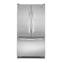 KitchenAid KBRS19KTWH - 18.5 cu. ft. Bottom-Freezer Refrigerator Parts List