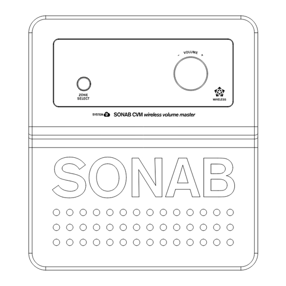 Sonab CVM User Manual