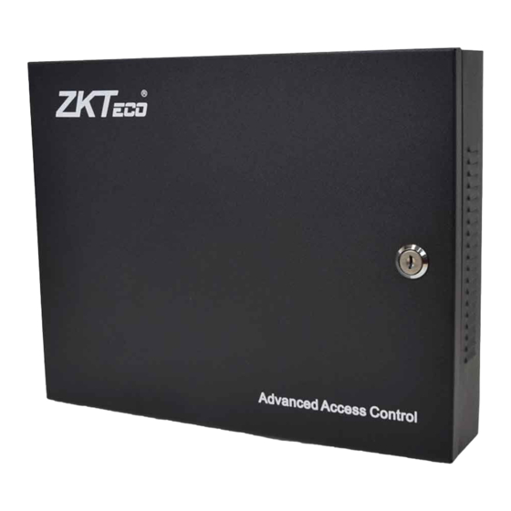 ZKTeco C3-200 Installation, Instruction And  Service Manual