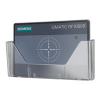 Siemens SIMATIC RF1000 Operating Instructions Manual