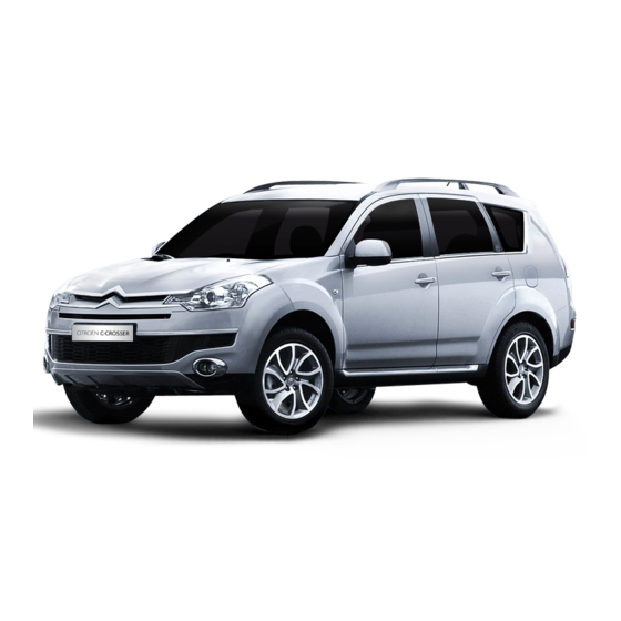 CITROEN C-Crosser Owner's Handbook Manual