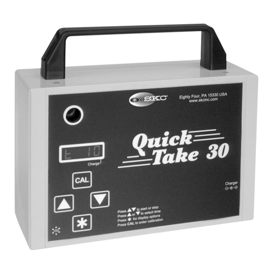 SKC Quick Take 30 Laboratory Equipment Manuals