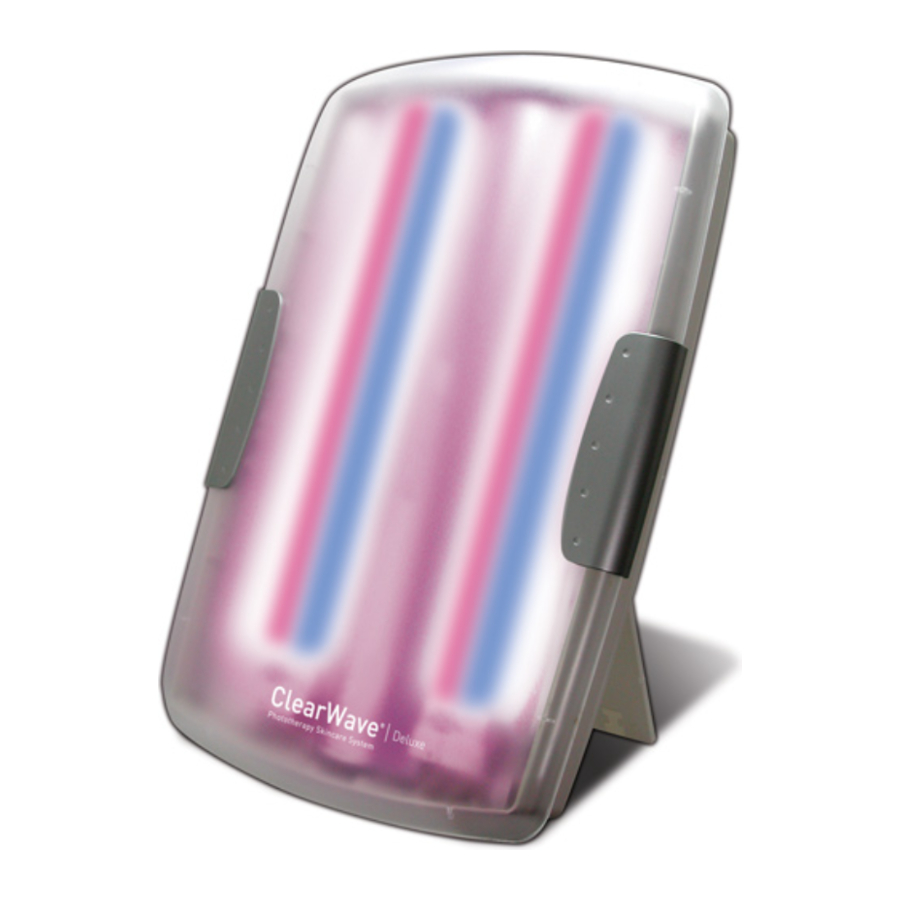 Verilux ClearWave CWST1 - Light Therapy Skincare System Manual