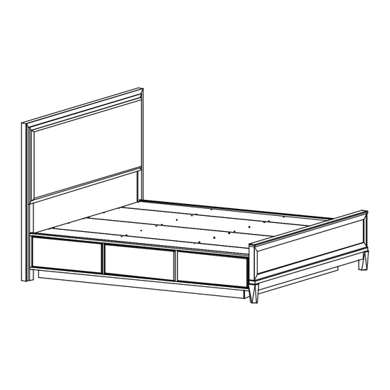 Whittier Wood Furniture Catalina 3327SAN Assembly Instructions Manual
